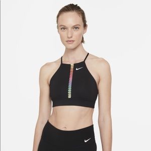 Nike Women Indy Rainbow Ladder Bra - S